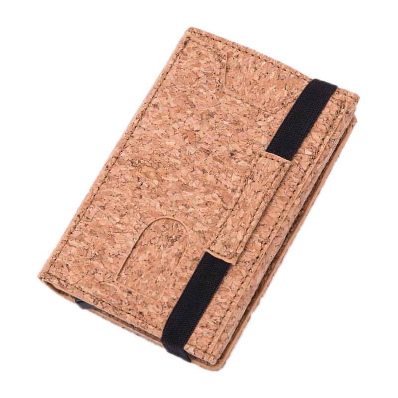 Rfid-Blocking Aluminum Card Holder - Secure &amp; Compact - Tree Cedar Apricot