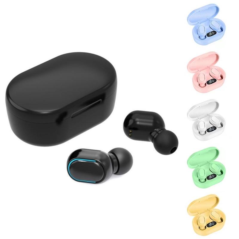 Waterproof Tws Bluetooth 5.0 In-ear Headphones for Sports - Blue