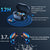 Waterproof Tws Bluetooth 5.0 In-ear Headphones for Sports - Blue