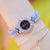 Sparkling Diamond Chain Watch for Women - Full of Elegance - Rose Coffee