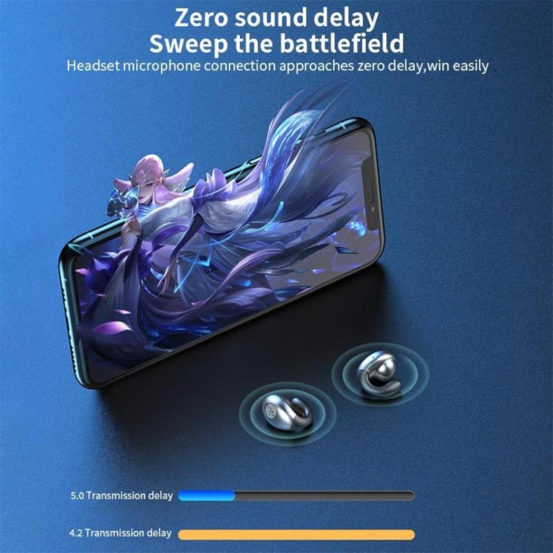 Wireless Bone Conduction Earphones with Noise Reduction - Skin Colour