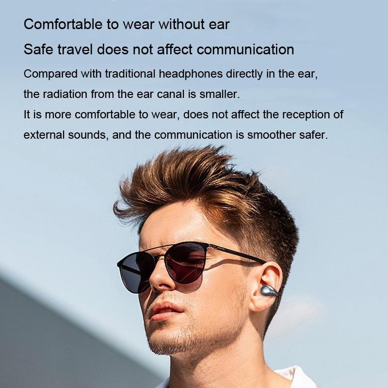 Wireless Bone Conduction Earphones with Noise Reduction - Skin Colour