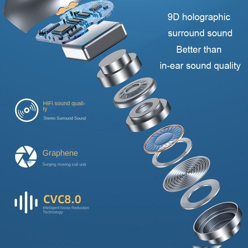 Wireless Bone Conduction Earphones with Noise Reduction - Skin Colour