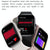 Ip67 Waterproof Smart Bracelet Bluetooth Call Fitness Tracker - Wine Red