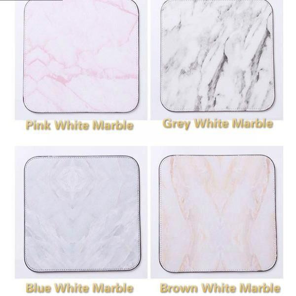Marble Desk Mat & Organizer Beige