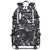Student Waterproof Printed Backpack - Geometric Black
