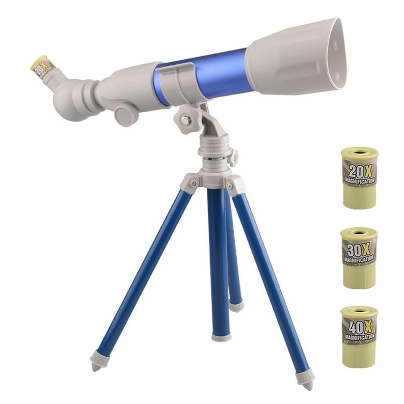 High-definition Children's Telescope for Science Education - B Model Blue