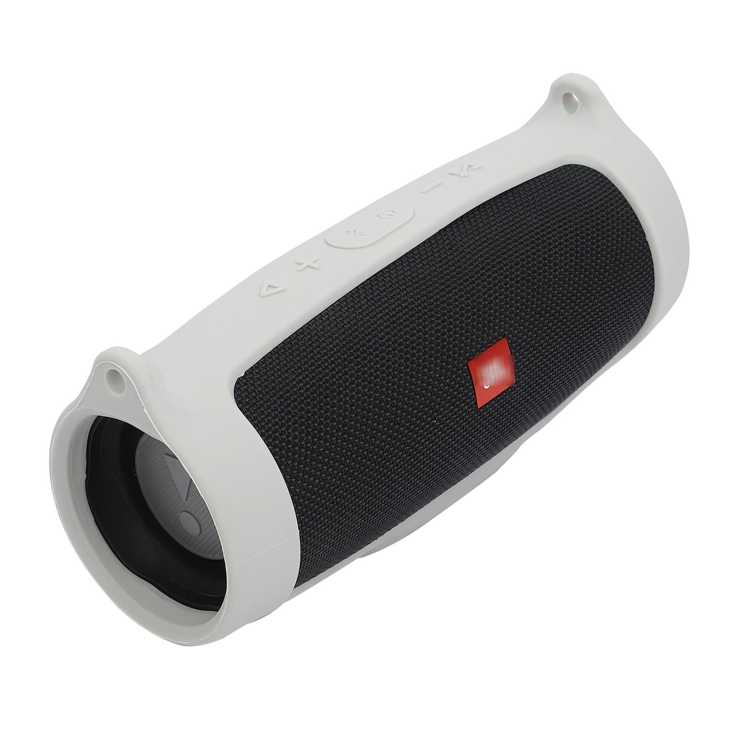 Jbl Charge 4 Speaker Cover with Strap & Carabiner - Portable Silicone Protection - Black