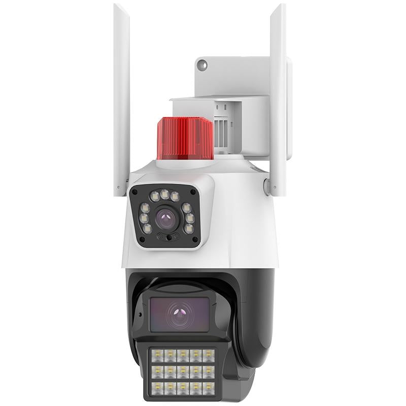 Smart Dual Camera With Wifi Two-Way Voice Intercom & Humanoid Detection - 4Mp