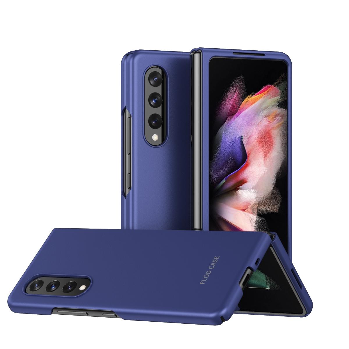 For Samsung Galaxy Z Fold4 5G Foldable Shockproof Phone Case - Purple