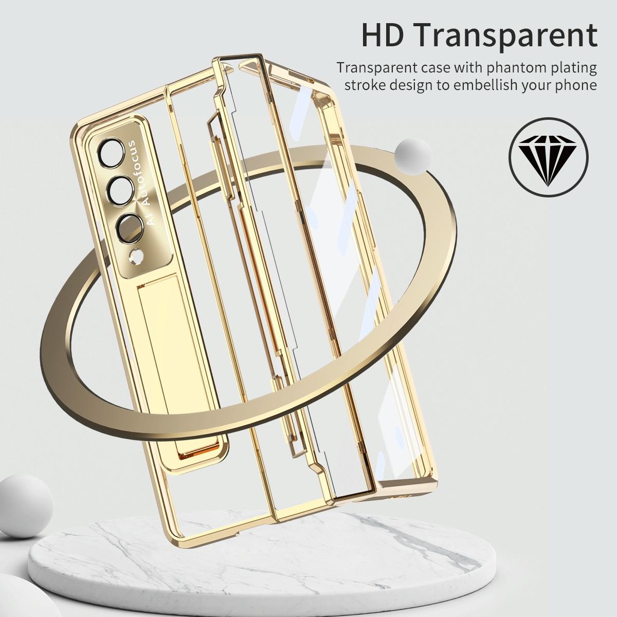 For Samsung Galaxy Z Fold4 5G Phantom Series Folding Case - Black