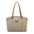 Large Capacity Laptop Tote For Women - Khaki