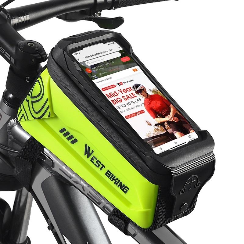 2.5L Hard Shell Bike Phone Bag - Orange