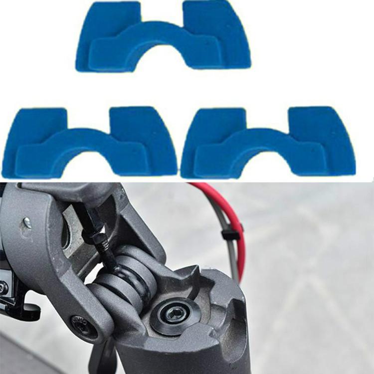 3-piece Shockproof Rubber Dampers for Xiaomi M365 Scooter - Blue