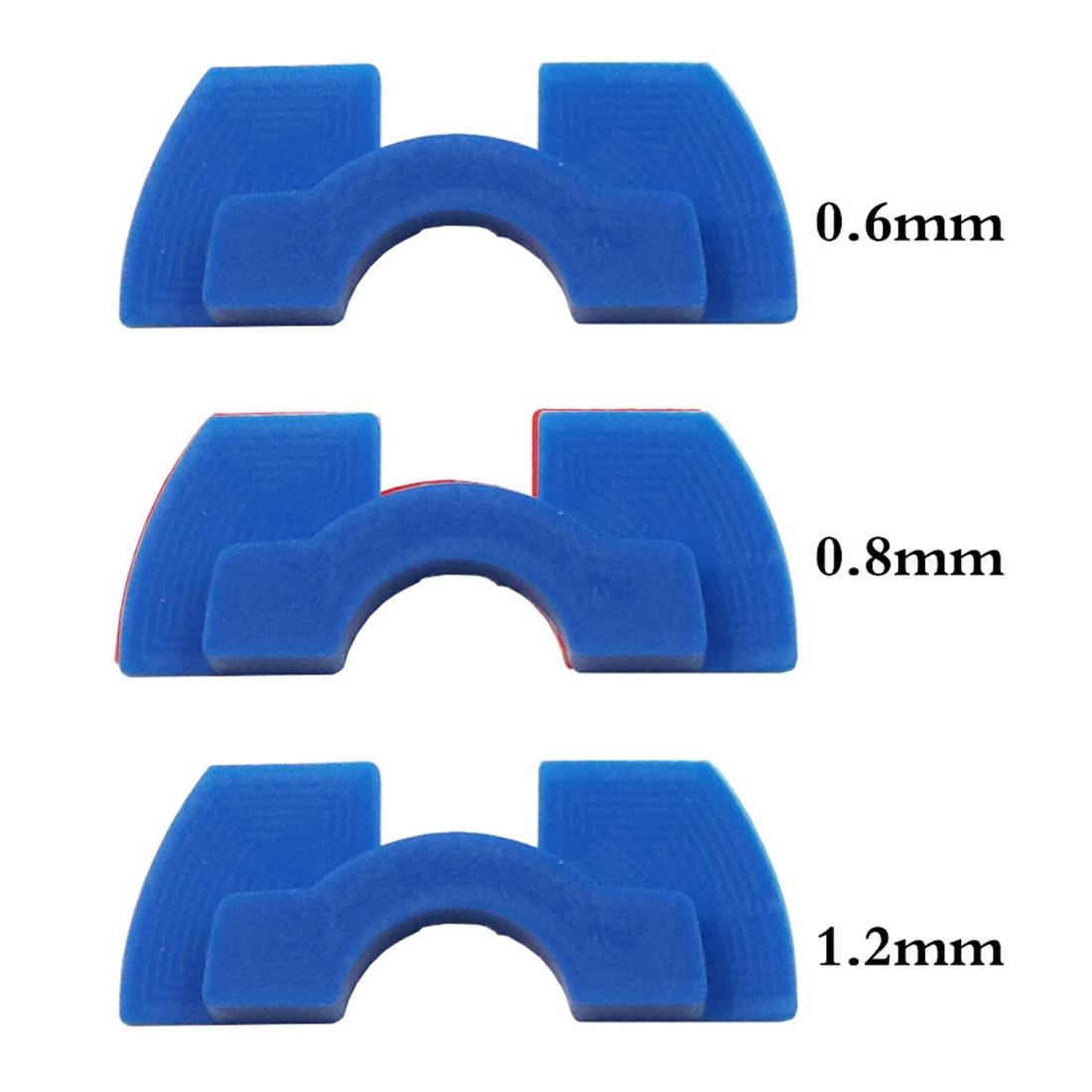 3-piece Shockproof Rubber Dampers for Xiaomi M365 Scooter - Blue
