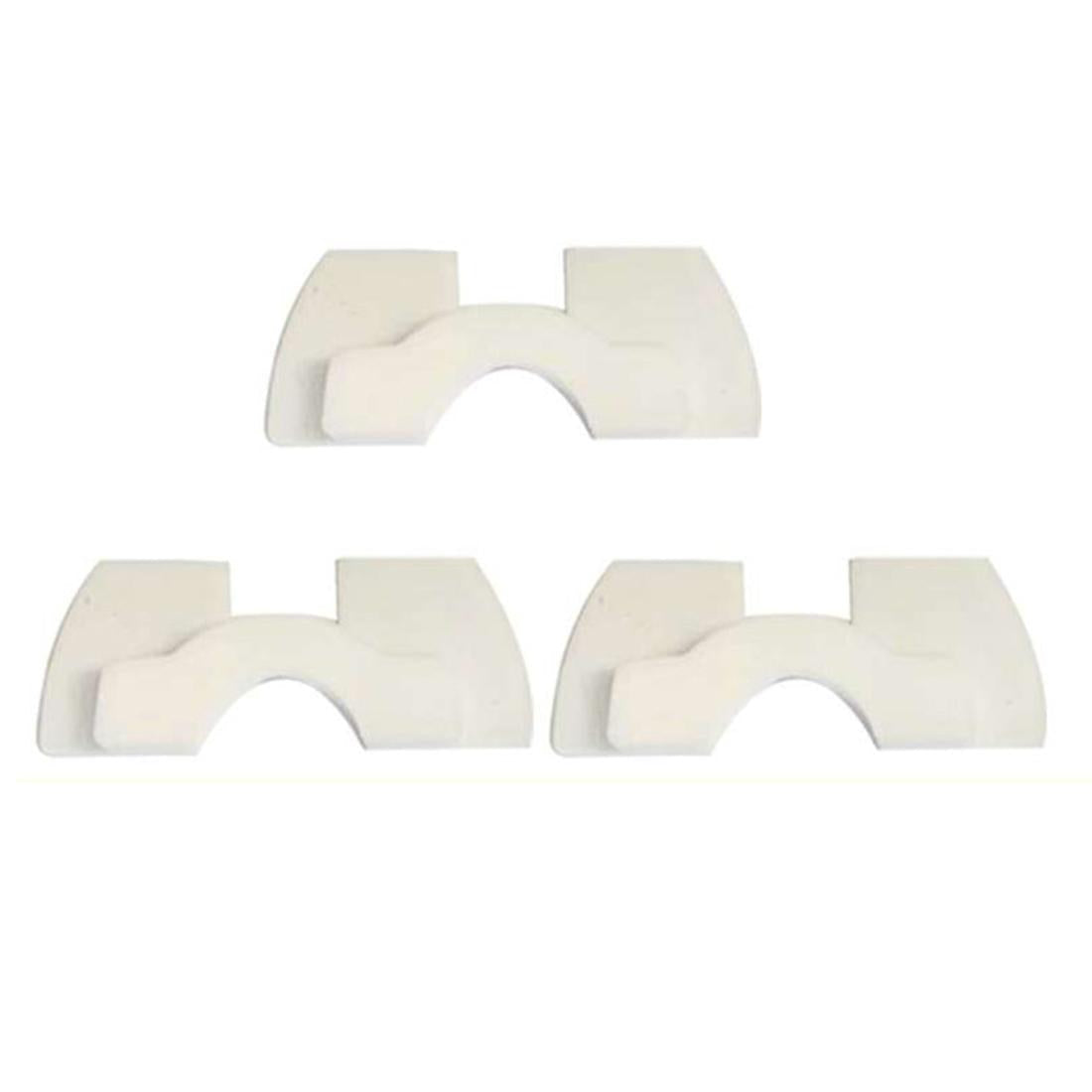 3-piece Shockproof Rubber Dampers for Xiaomi M365 Scooter - Blue