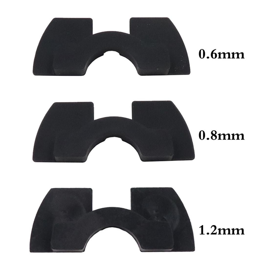 3-piece Shockproof Rubber Dampers for Xiaomi M365 Scooter - Blue