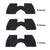 3-piece Shockproof Rubber Dampers for Xiaomi M365 Scooter - Blue