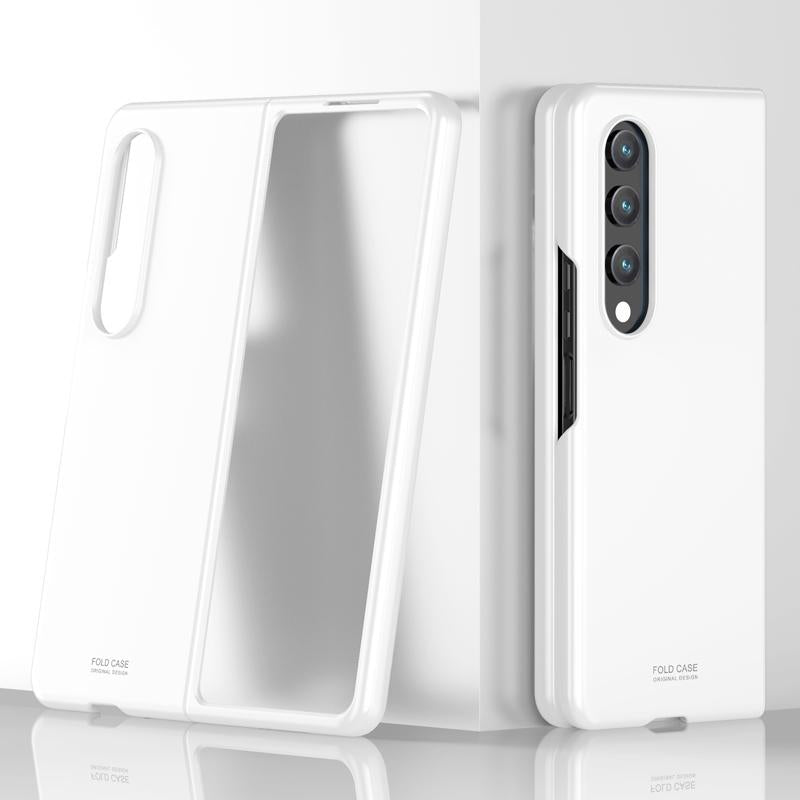 For Samsung Galaxy Z Fold4 5G Shockproof Skin - Breathable &amp; Protective - White
