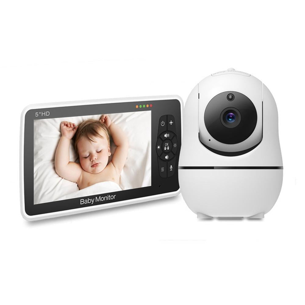 360-Degree Rotating Baby Monitor With Night Vision And Intercom