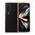 Star Series Nano Electroplating Pu Case For Samsung Galaxy Z Fold 4 - Black