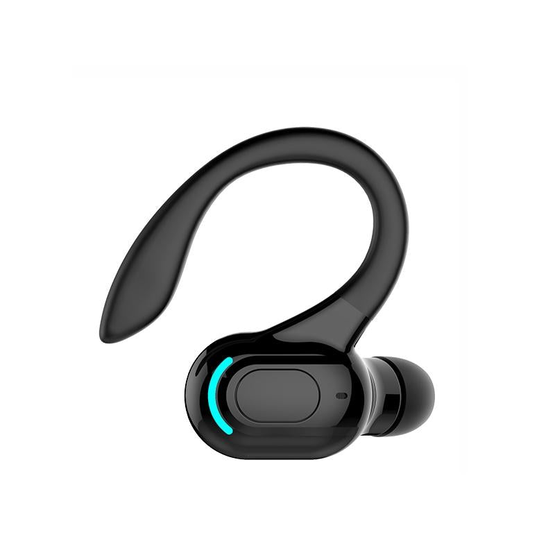 Wireless Sports Earphones - F8 Bluetooth 5.1 Ear-mounted Stereo - Black + Blue
