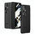 For Samsung Galaxy Z Fold4 5G Folding Case With Integrated Hinge - Black