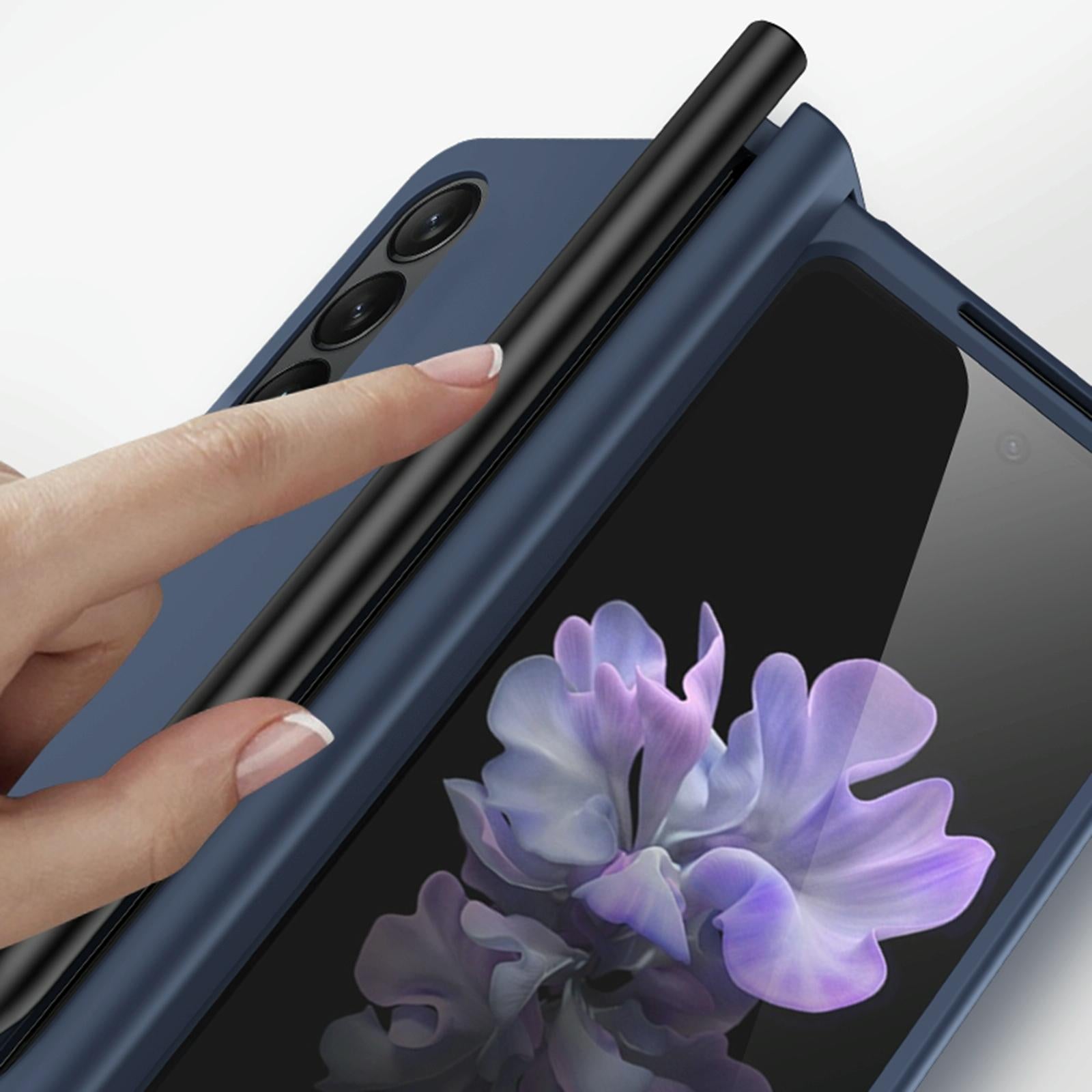 For Samsung Galaxy Z Fold4 5G Integrated Shockproof Case - Black
