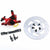 Upgraded 3-in-1 Scooter Brake & Seat Set for Xiaomi M365 Pro - Black Brake + Black Adapter