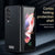 For Samsung Galaxy Z Fold4 5G Handmade Leather Shockproof Tpu Case - Black