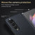 For Samsung Galaxy Z Fold4 5G Handmade Leather Shockproof Tpu Case - Black