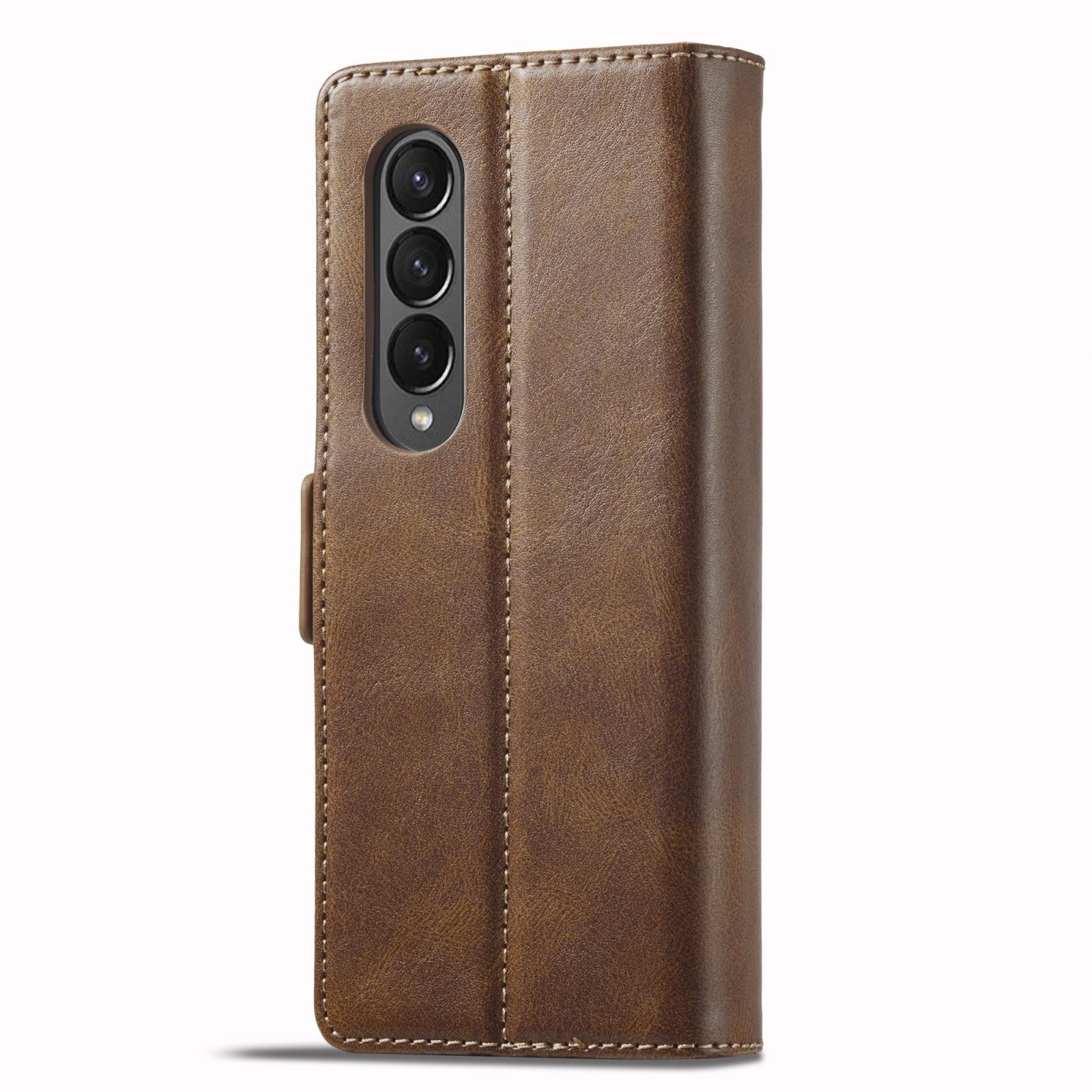 For Samsung Galaxy Z Fold4 5G Rfid Leather Phone Case - Secure & Stylish - Black