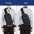 Waterproof Men Chest Bag Usb Charging Port Anti Theft Oxford Cloth Messenger Bag - Brown