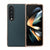 For Samsung Galaxy Z Fold4 5G Leather Phone Case - Nano Plating - Dark Blue