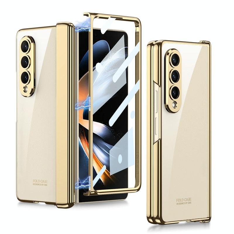 For Samsung Galaxy Z Fold4 5G Magnetic Hinged Folding Case - Black