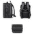 Waterproof Expandable Hard Shell Backpack with Usb Charging - Large Capacity Black - 162 Black