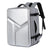 Waterproof Expandable Hard Shell Backpack with Usb Charging - Large Capacity Black - 162 Black