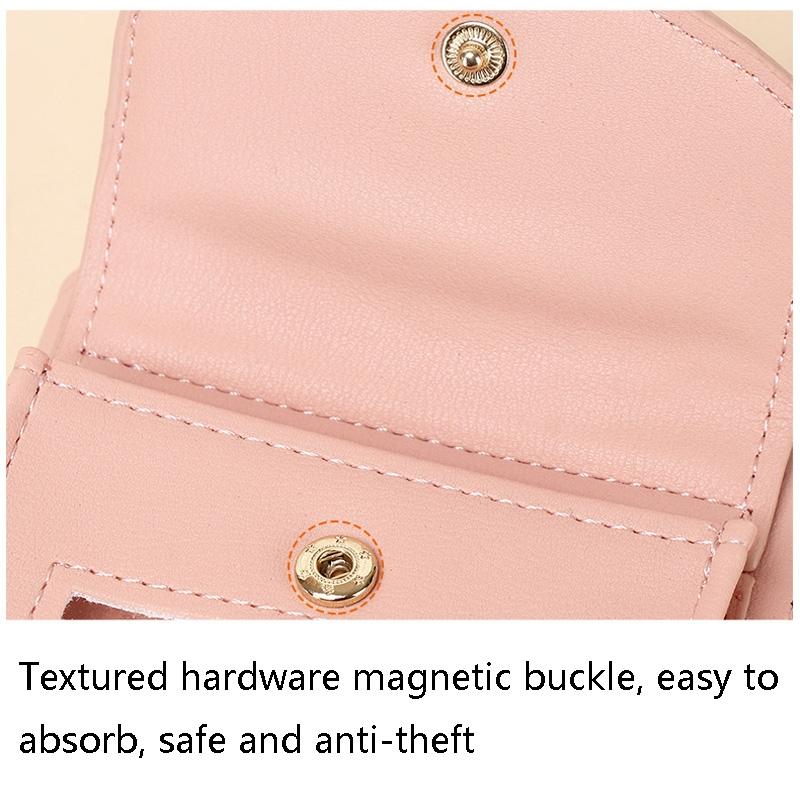 Women Touch Screen Shoulder Bag For Mobile Phones - Light Pink