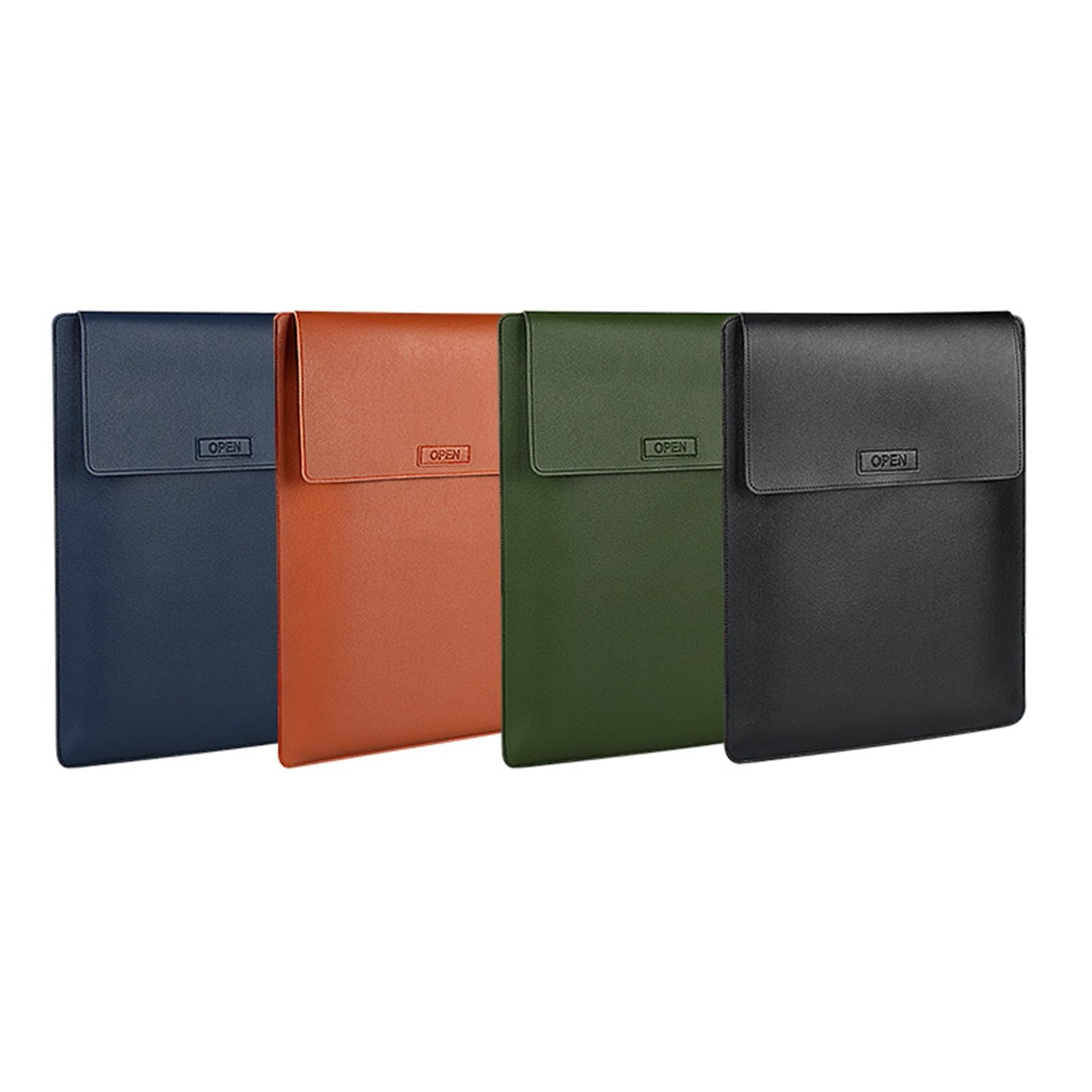 3-in-1 Multifunctional Laptop Bag - Fits 13.3 Inch - Pu Material - Armygreen