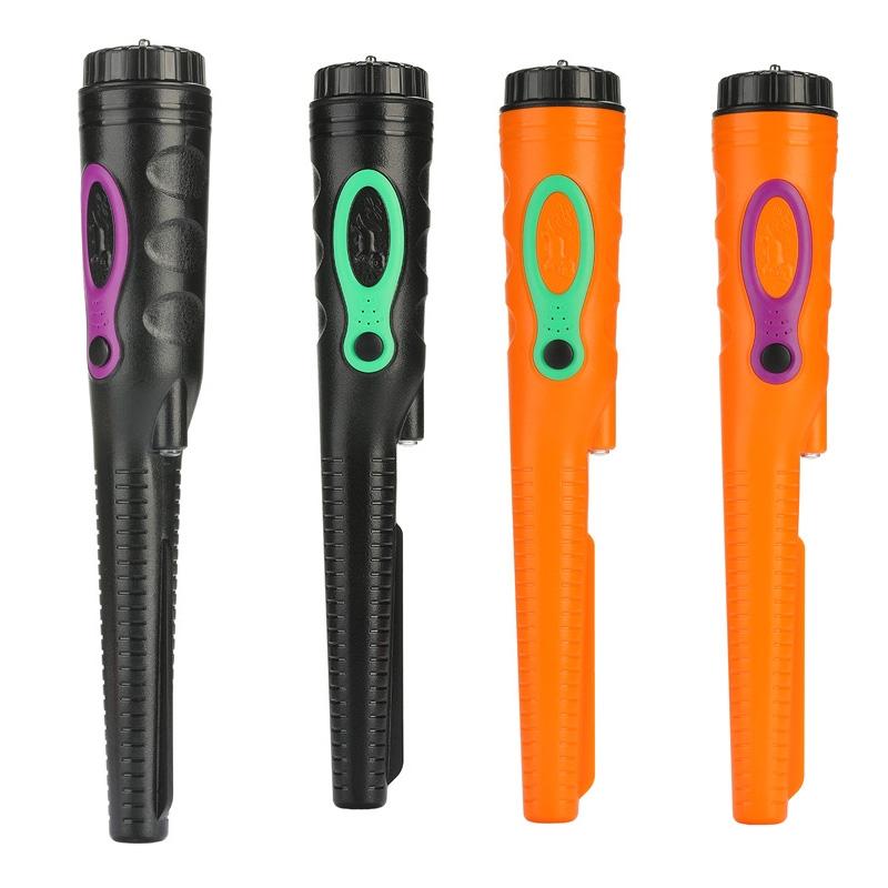 Outdoor Handheld Metal Detector for Treasure Hunting - Orange Purple