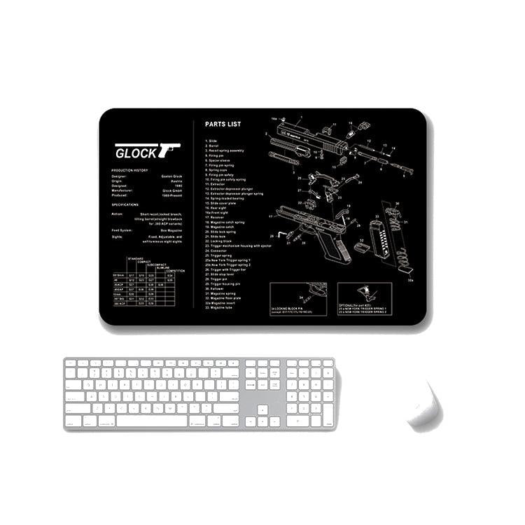 2 Pack Non Slip Gaming Mouse Pad 3Mm Thick - Sps-Glock
