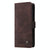 For Samsung Galaxy Z Fold4 5G Metal Button Leather Case - Tree Design - Black