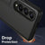 For Samsung Galaxy Z Fold4 5G Shockproof Case With Holder - All-Inclusive - Black