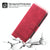 For Samsung Galaxy Z Fold4 5G Premium Leather Tpu Case - Red
