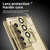 For Samsung Galaxy Z Fold4 5G Shockproof Magnetic Litchi Pattern Phone Case - Gold
