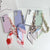 For Samsung Galaxy Z Fold4 5G Leather Phone Case With Metallic Paint And Scarf Bracelet - Green