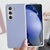 For Samsung Galaxy Z Fold4 5G Shiny Leather Phone Case With Metallic Finish - Green