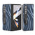 For Samsung Galaxy Z Fold4 5G Galactic Pattern Phone Case - Integrated Protection - Blue
