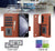 For Samsung Galaxy Z Fold4 5G Leather Phone Case With Pen Slot - Purple