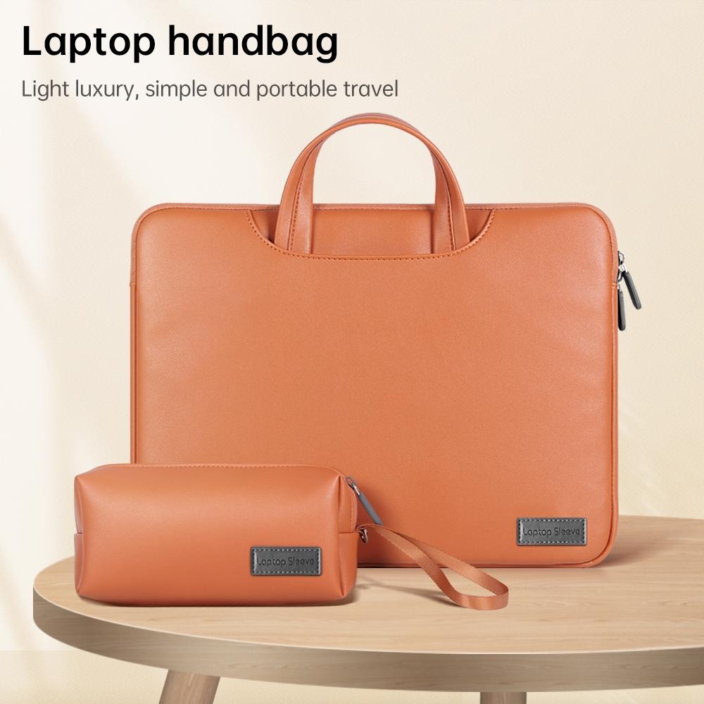 15 Inch Waterproof Laptop Bag with Power Pack and Inner Pouch - Rose Gold